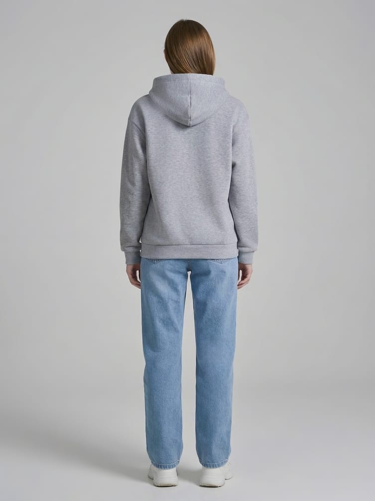 Утепленное худи с начёсом