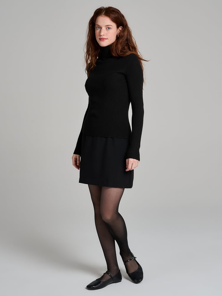 Водолазка лапша с высоким горлом