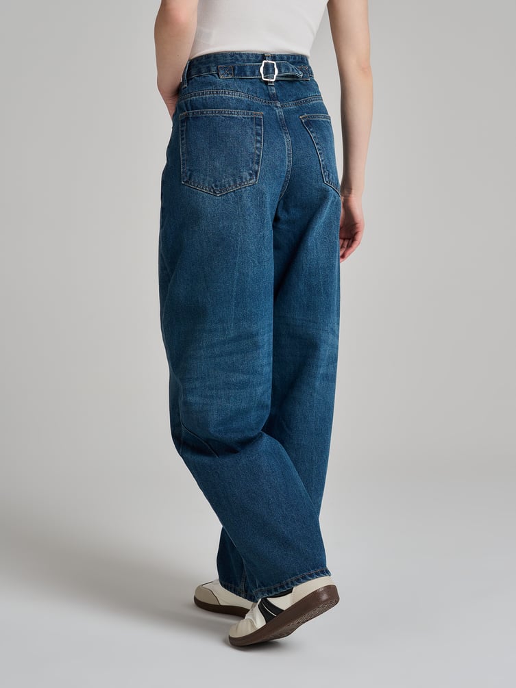 Джинсы Balloon зауженные с вареным эффектом