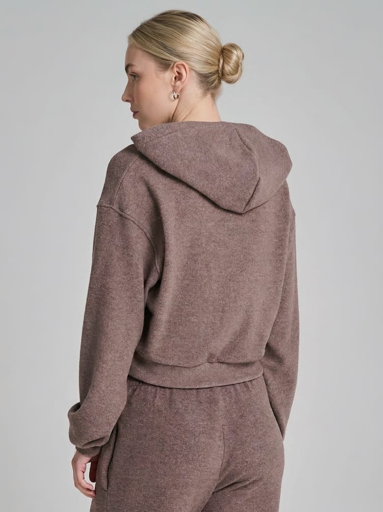 Толстовка с капюшоном трикотажная