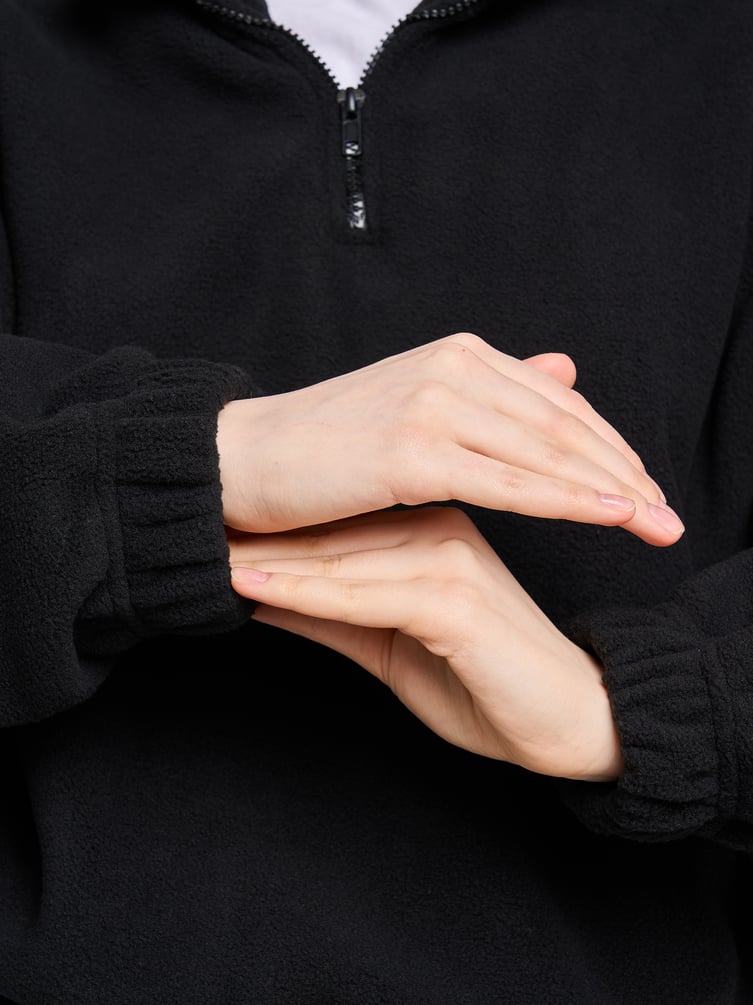 Свитшот флисовый с высоким горлом