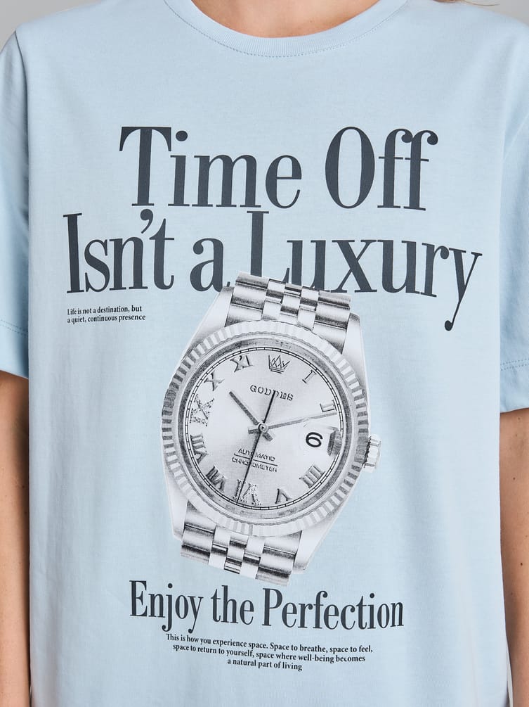 Футболка оверсайз из хлопка с принтом