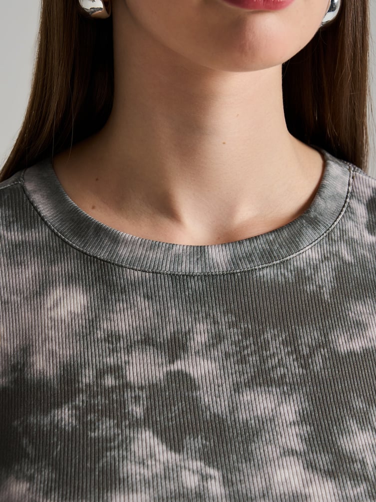 Платье лапша с завязками и драпировкой