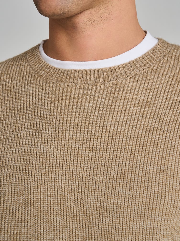 Джемпер вязаный теплый