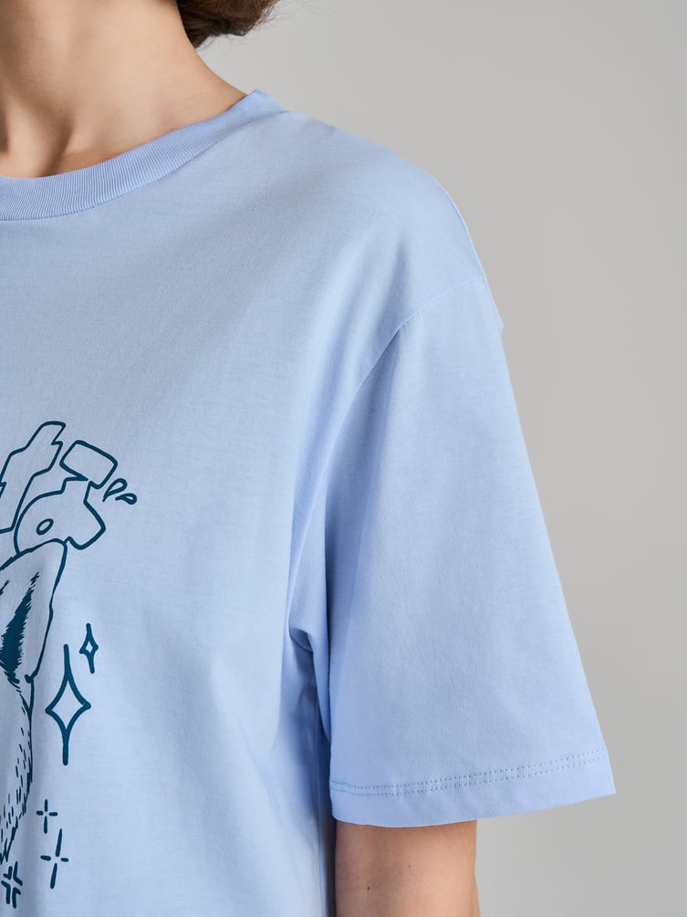 Ночная сорочка с принтом