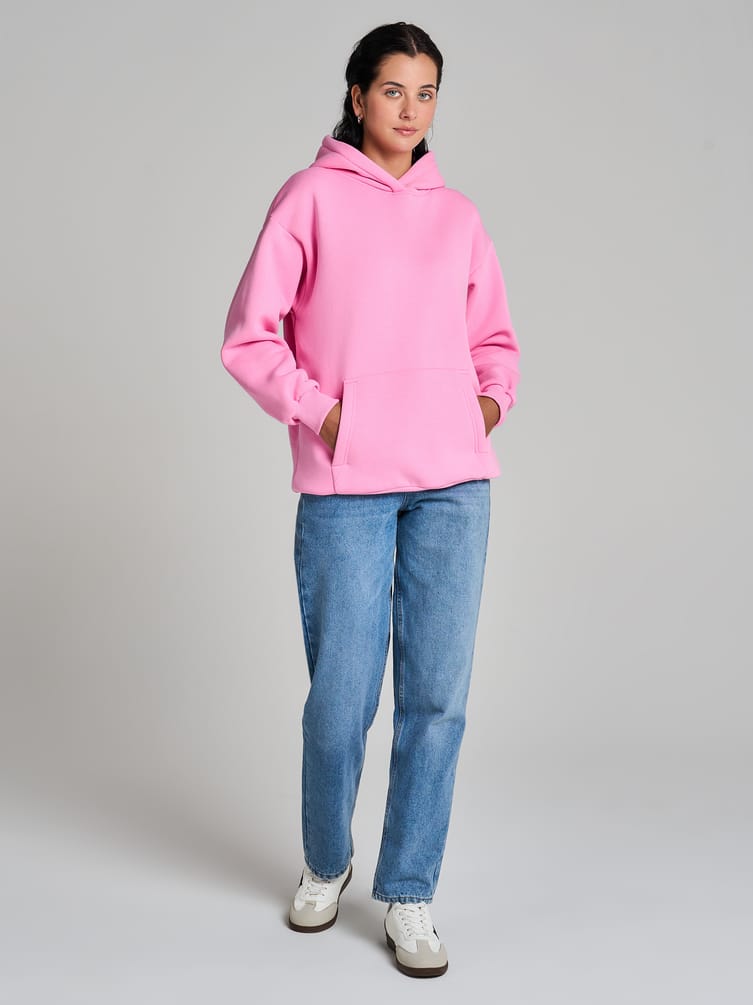 Утепленное худи оверсайз с начесом