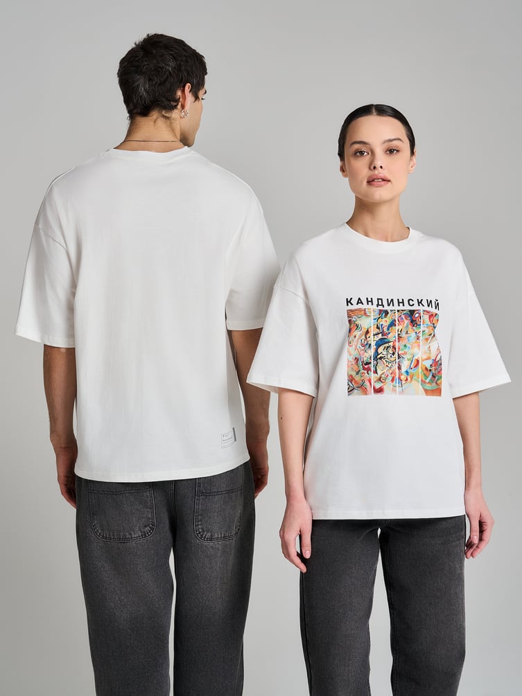 Футболка с принтом картин Третьяковской галереи