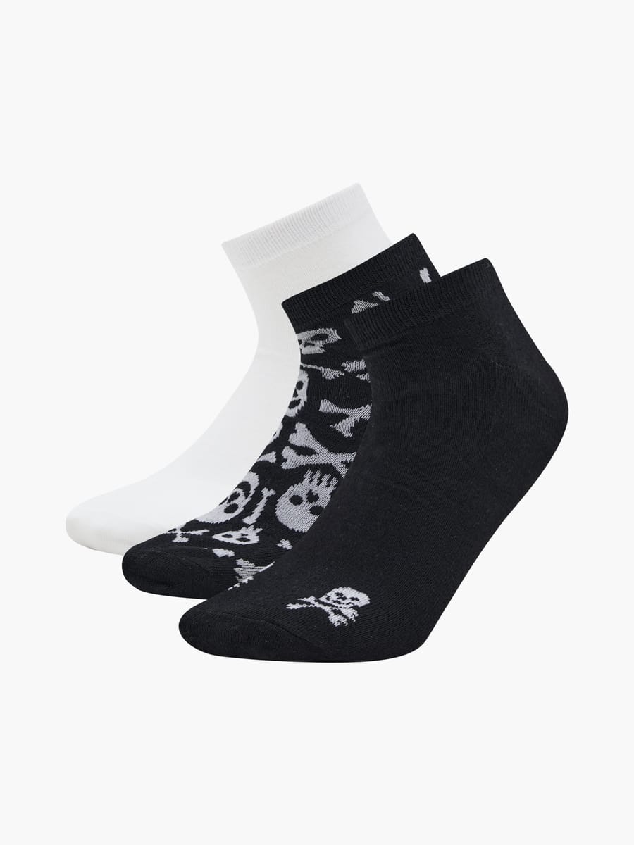 Набор коротких носков с принтом - 3 пары