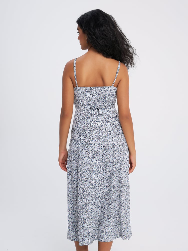 Сарафан миди на бретелях