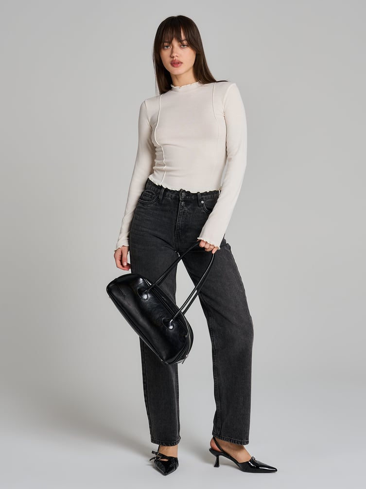 Водолазка лапша с высоким горлом