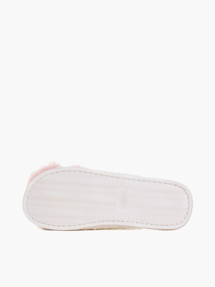 Тапочки домашние плюшевые бантики