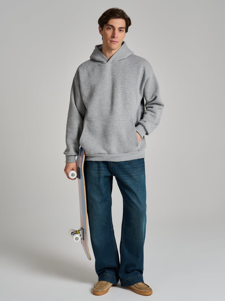 Утепленное худи с начесом