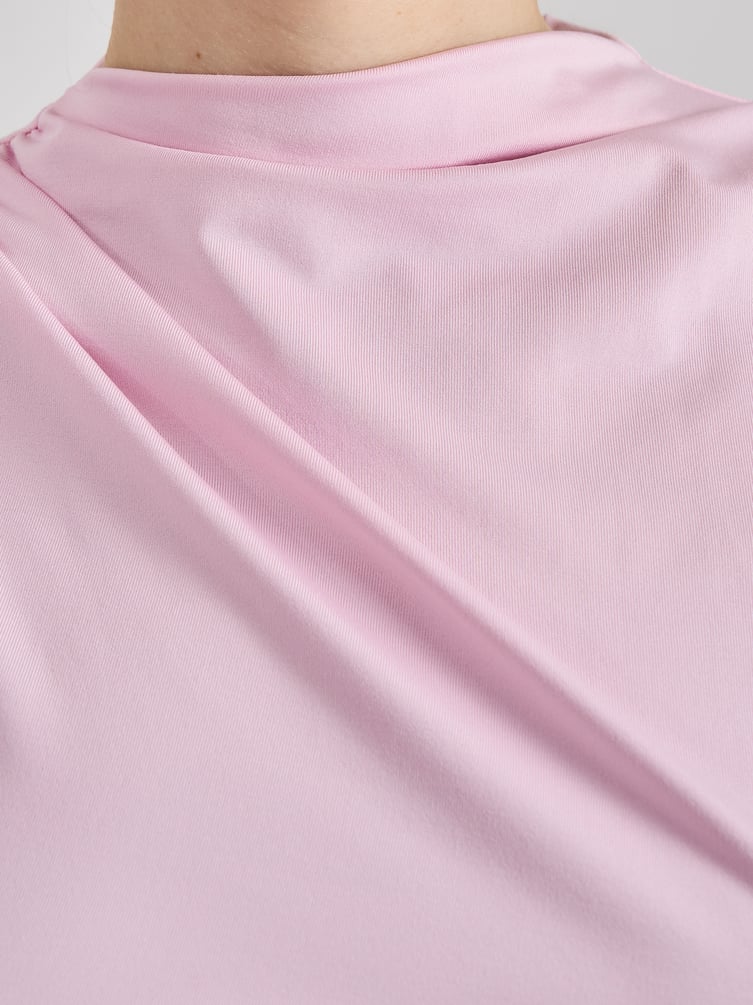 Топ с драпировкой на талии