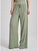 Брюки прямые из жатой ткани