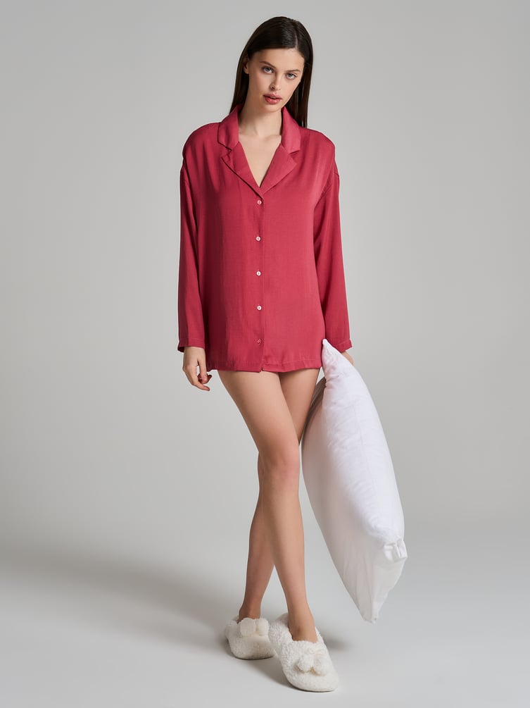 Платье-рубашка для дома