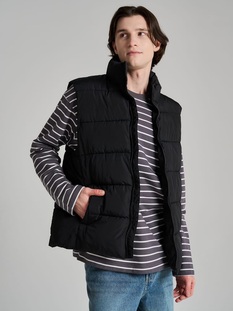 Полосатый лонгслив оверсайз