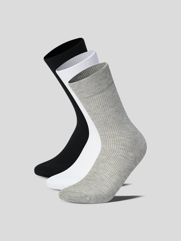Носки - 3 пары однотонные