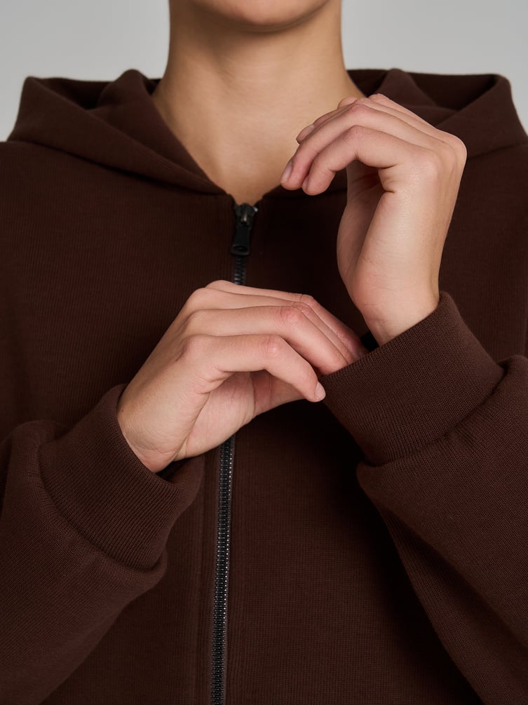 Толстовка с капюшоном трикотажная