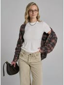 Футболка приталенная из вискозы