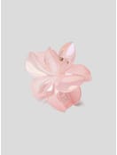 Заколка-краб в виде цветка