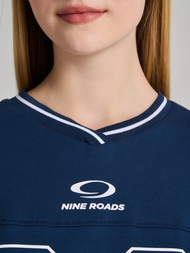 Спортивная футболка оверсайз с надписью