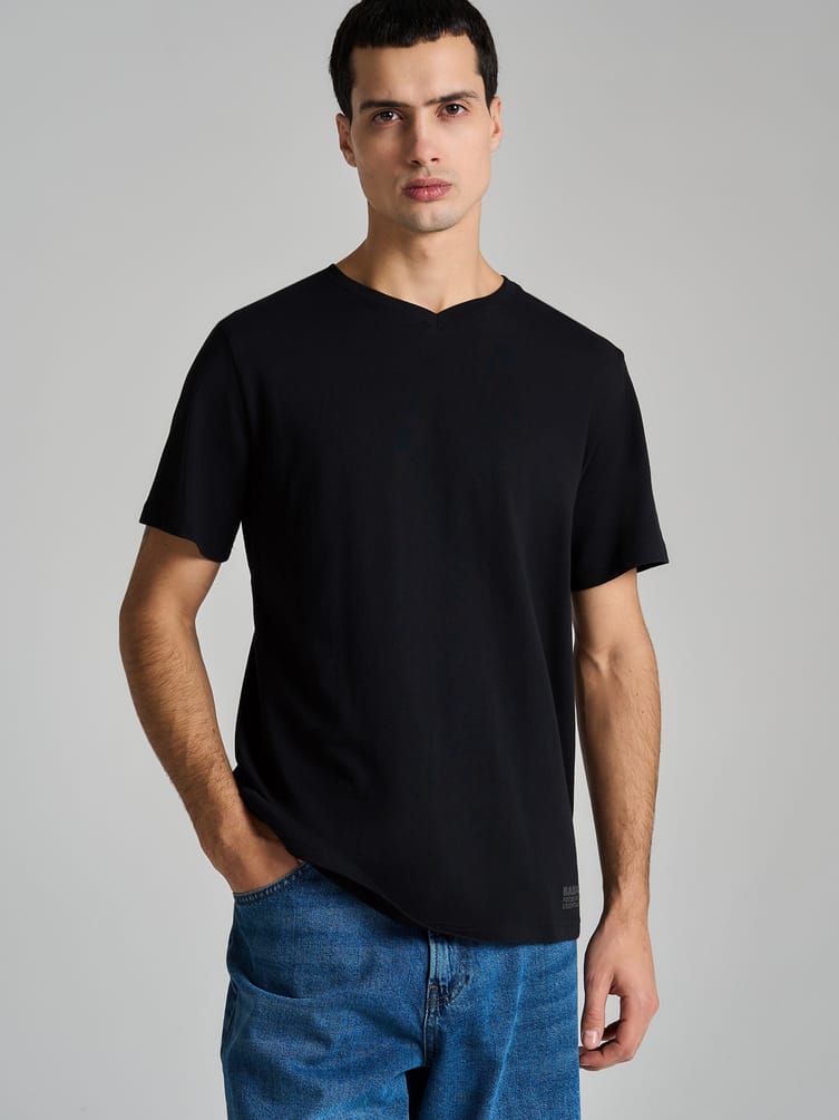 Футболка из хлопка с коротким рукавом