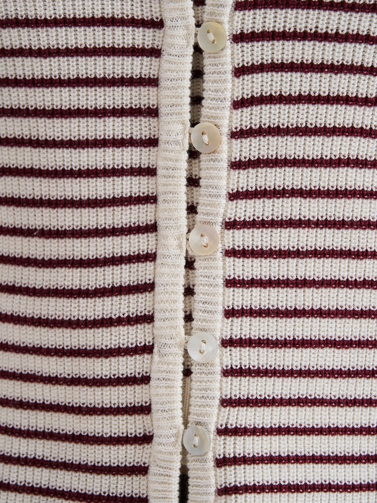 Кардиган полосатый на пуговицах