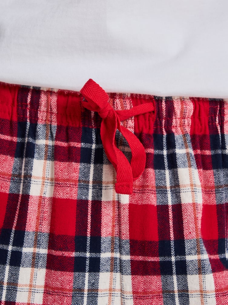 Пижамные брюки в клетку