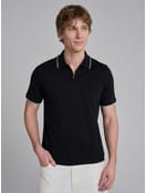 Поло хлопковое с коротким рукавом