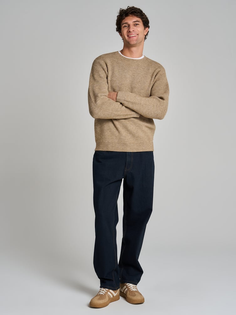 Джемпер вязаный теплый