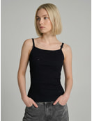 Майка в рубчик с бантиками