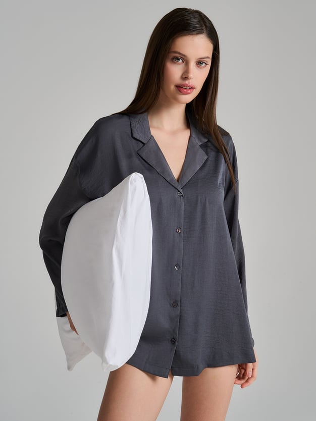 Платье-рубашка для дома