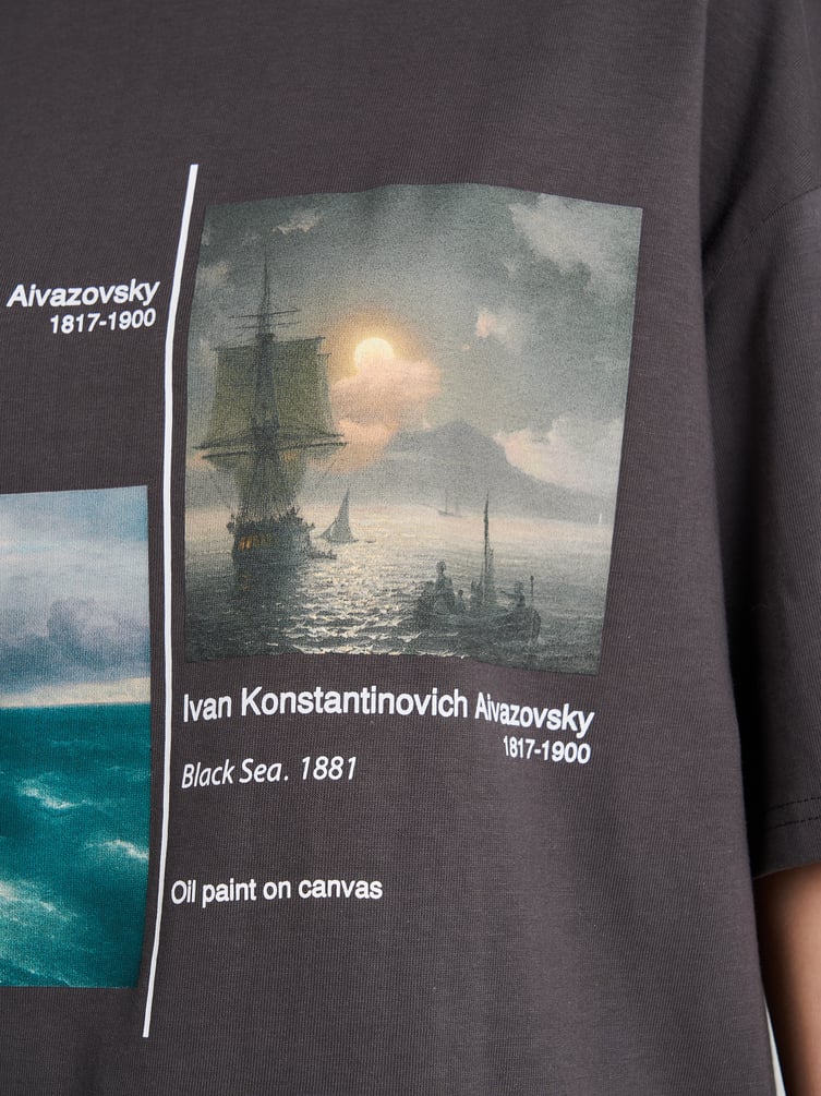 Футболка с принтом картин Третьяковской галереи