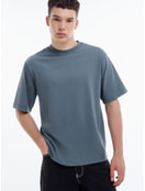 Однотонная хлопковая футболка