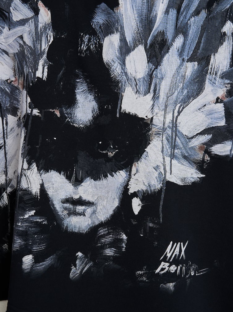 Свитшот оверсайз с принтом Макс Борисов