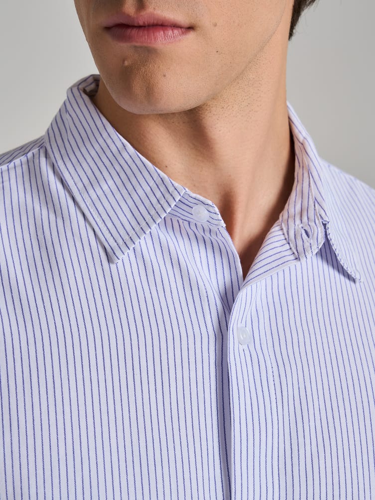 Классическая рубашка в полоску