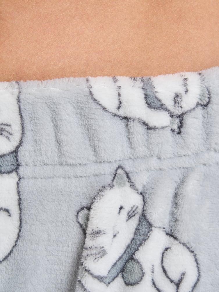 Теплая плюшевая пижама с кошечкой Манэки-нэко