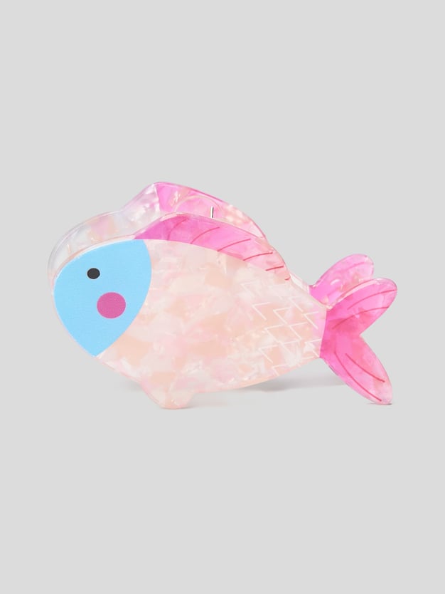 Заколка-краб рыба