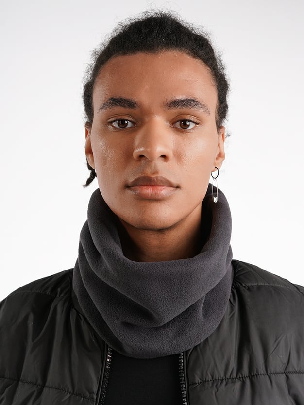 Флисовый шарф снуд