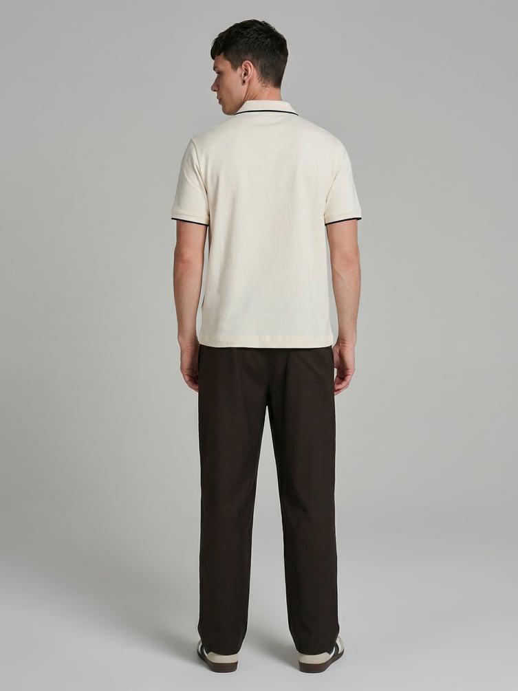 Брюки прямые повседневные без начеса