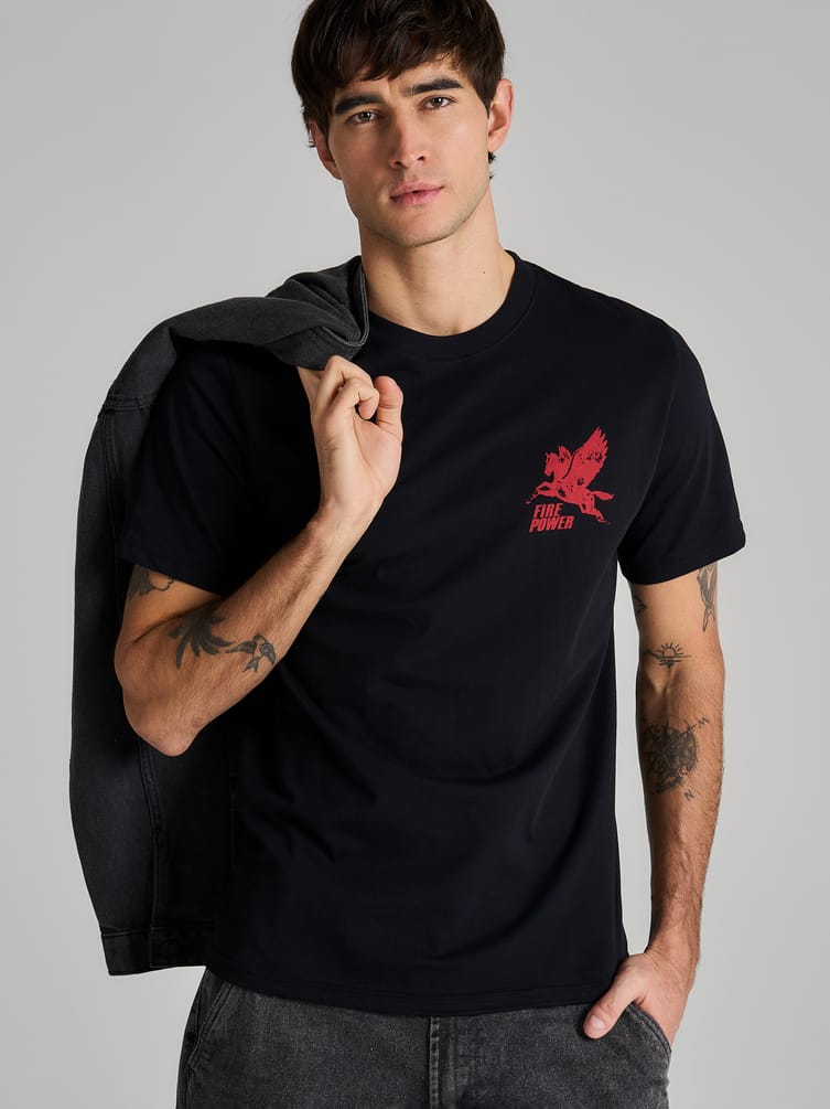 Футболка хлопковая с принтом