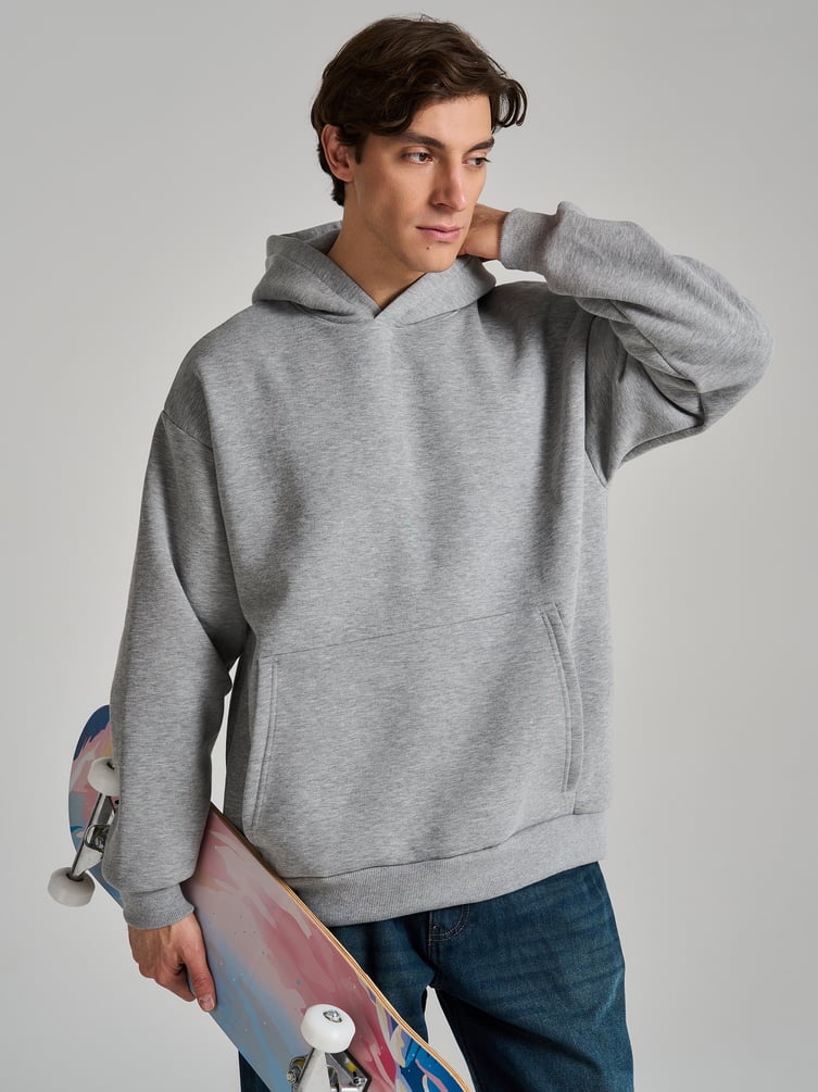 Утепленное худи с начесом