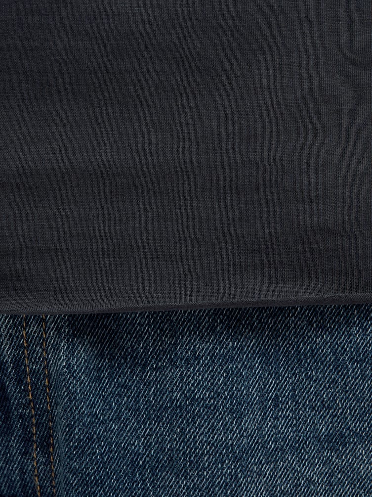 Плотная футболка оверсайз с надписью дрейн