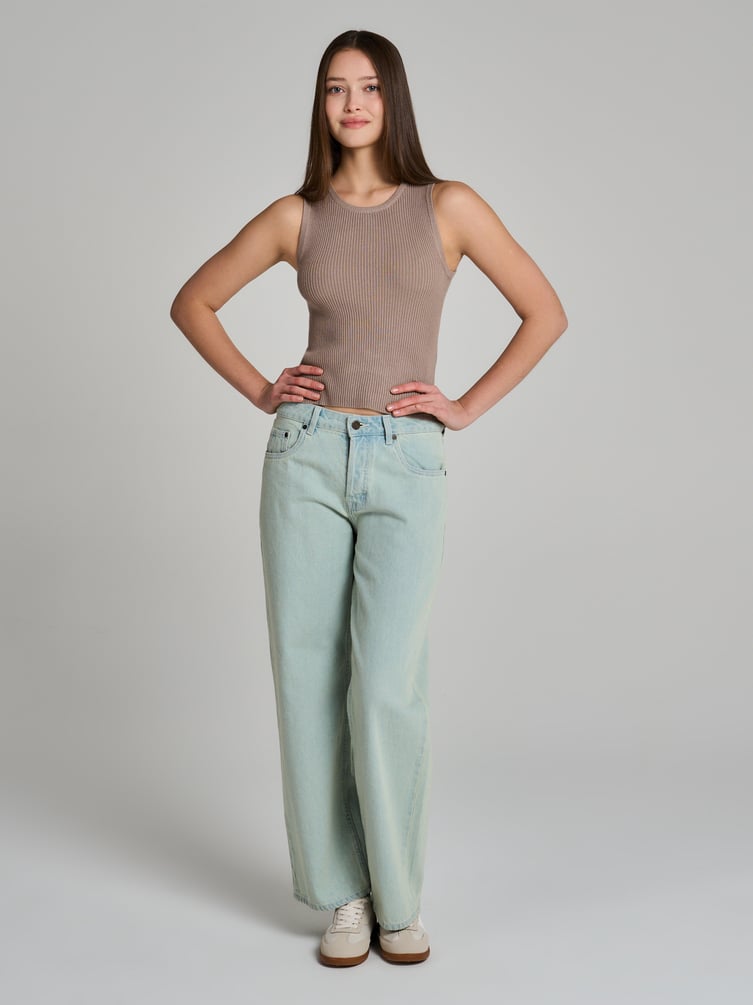 Топ лапша на широких бретелях