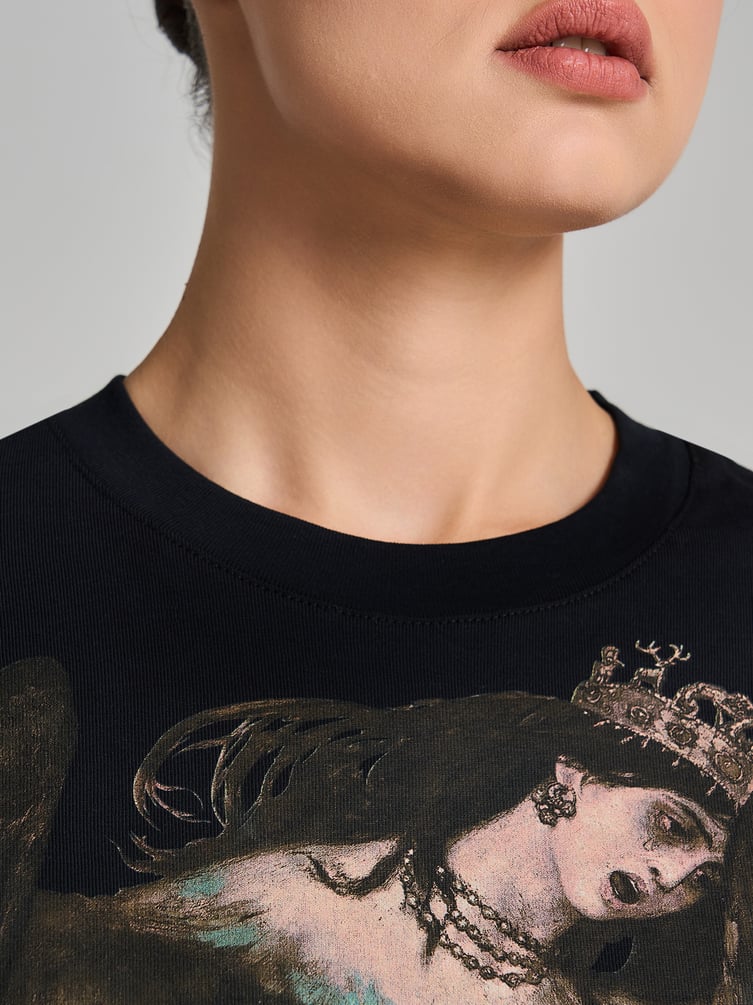 Футболка с принтом картин Третьяковской галереи