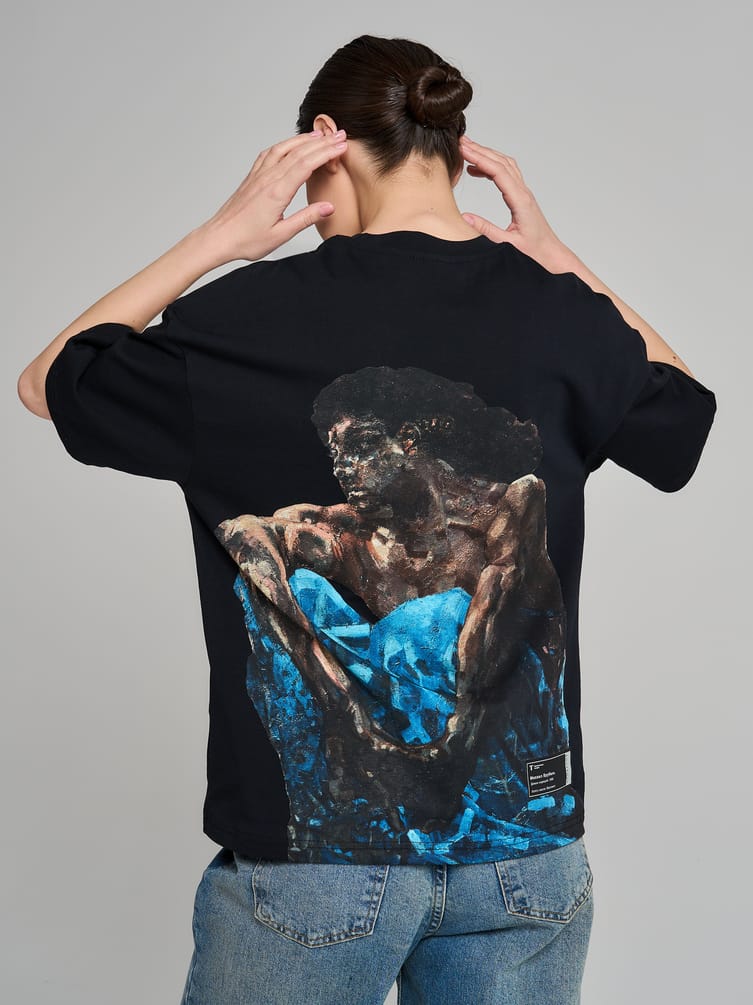 Футболка с принтом картин Третьяковской галереи