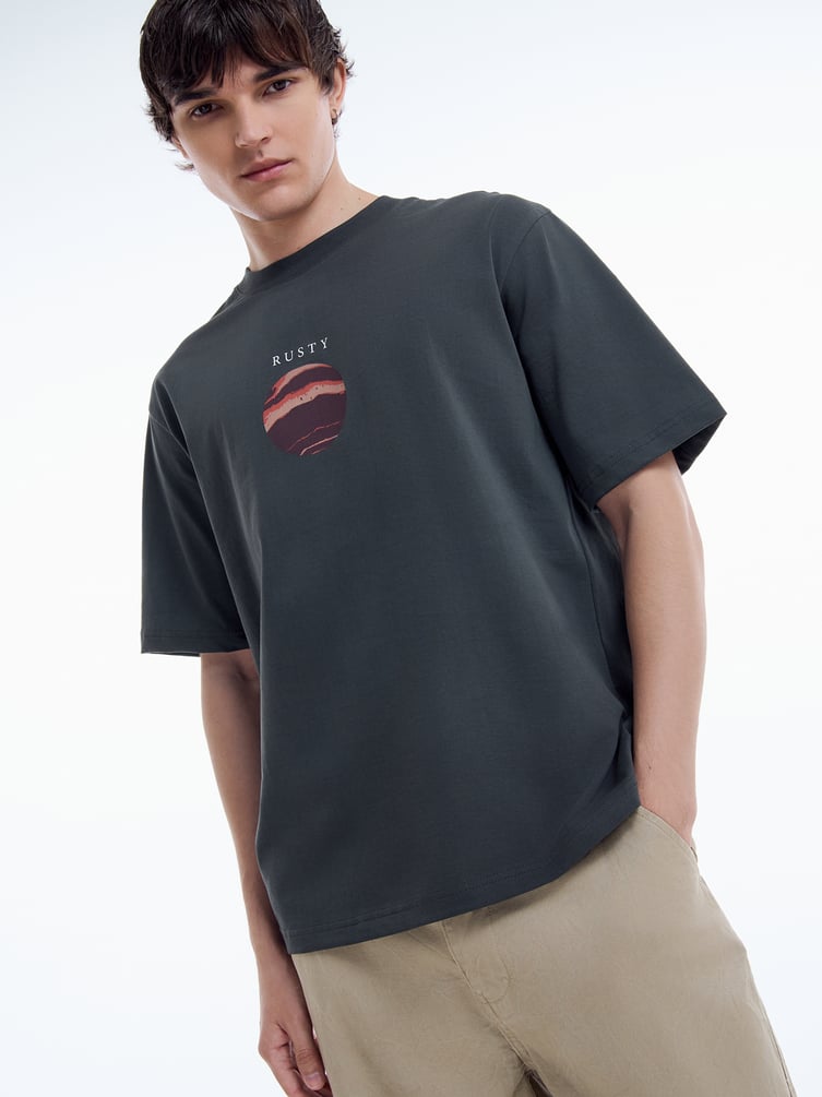 Футболка с принтом планеты Юпитер