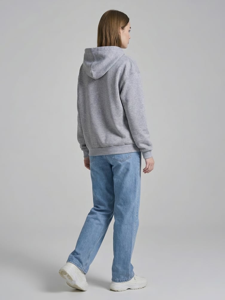 Утепленное худи с начёсом