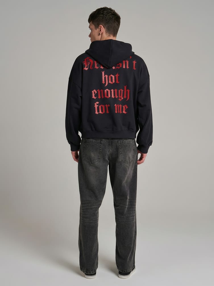 Джинсы багги с декоративным смещенным швом