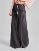 Брюки палаццо классические с защипами